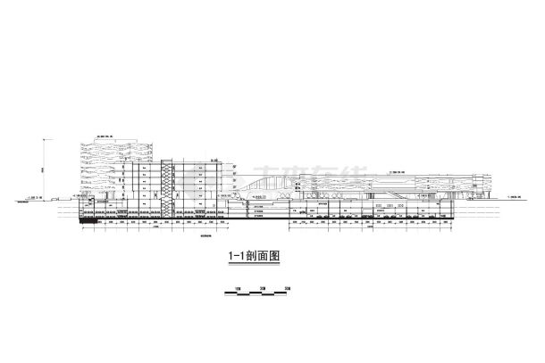 [浙江]12层现代风格曲线型商业广场建筑设计方案文本-图一