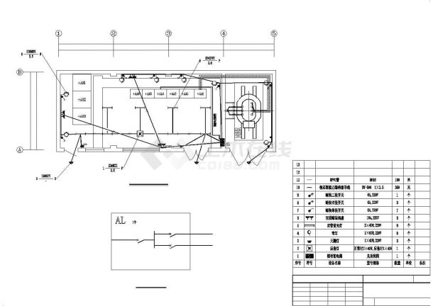 10KV变电所电气设计参考CAD详图-图二