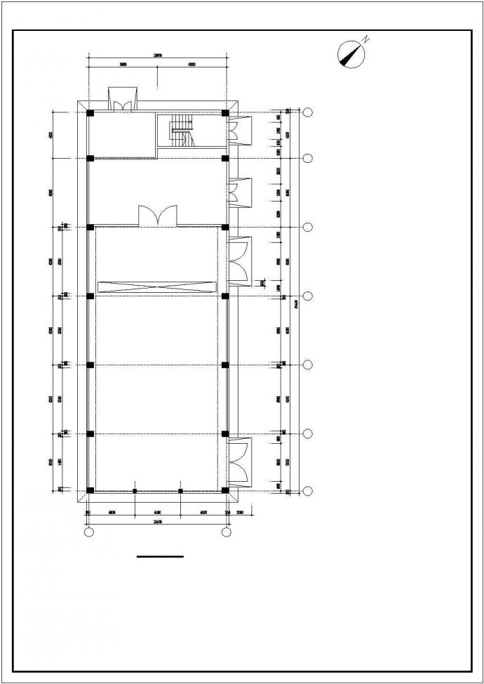 电站动力中心电气结构CAD全套参考图_图1