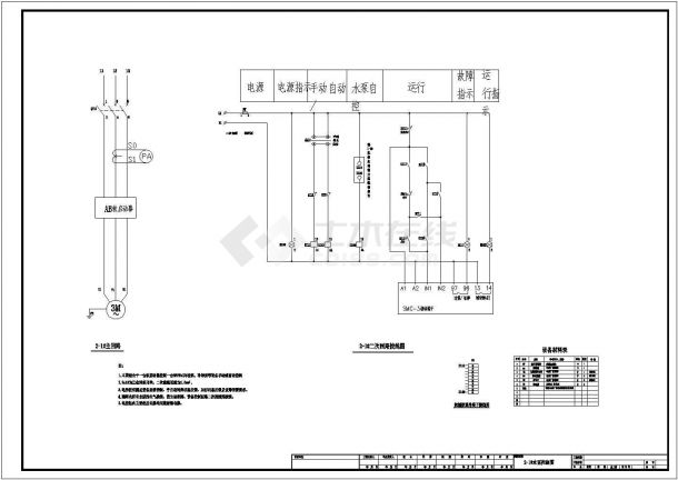 某机房电气设计平面图CAD套图-图二