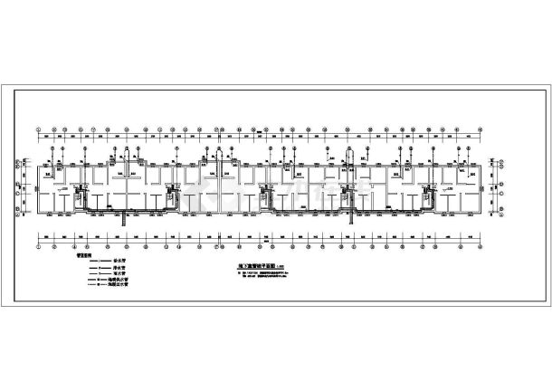 某地区安置居住楼地暖设备cad详图-图一