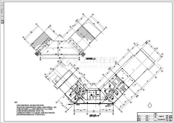 【海南】某四层机场办公楼空调设计施工图-图二