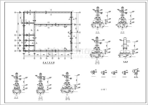 锅炉房建筑结构图-图二