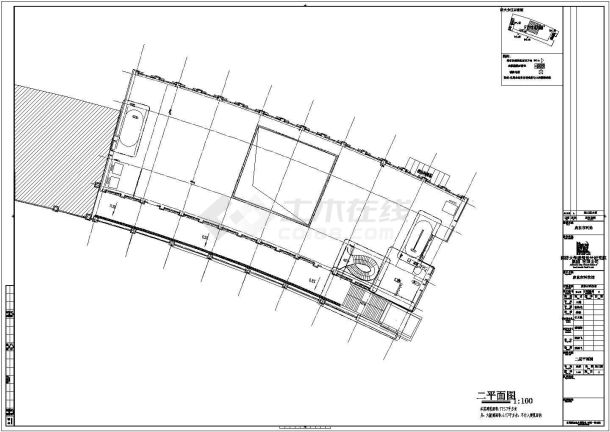 【启东】7层科技馆建筑、结构、水电暖全套施工图-图二