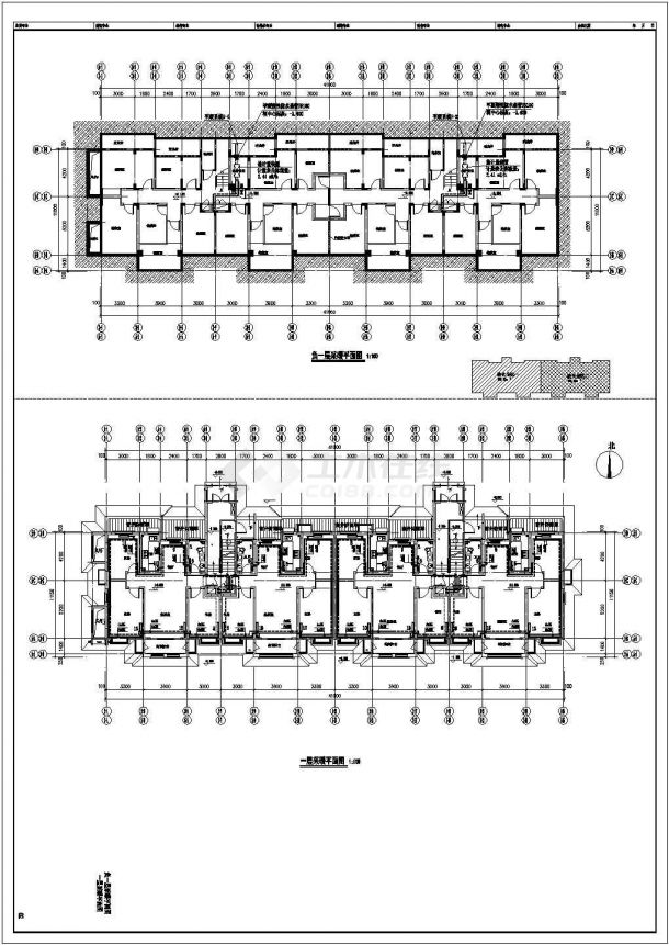 某六层住宅建筑采暖系统设计施工图（含负荷计算）-图一