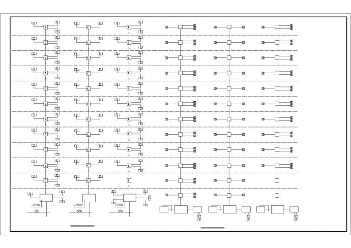12层住宅8项电气设计内容施工图（包括宽带网系统、可视对讲系统）_图1