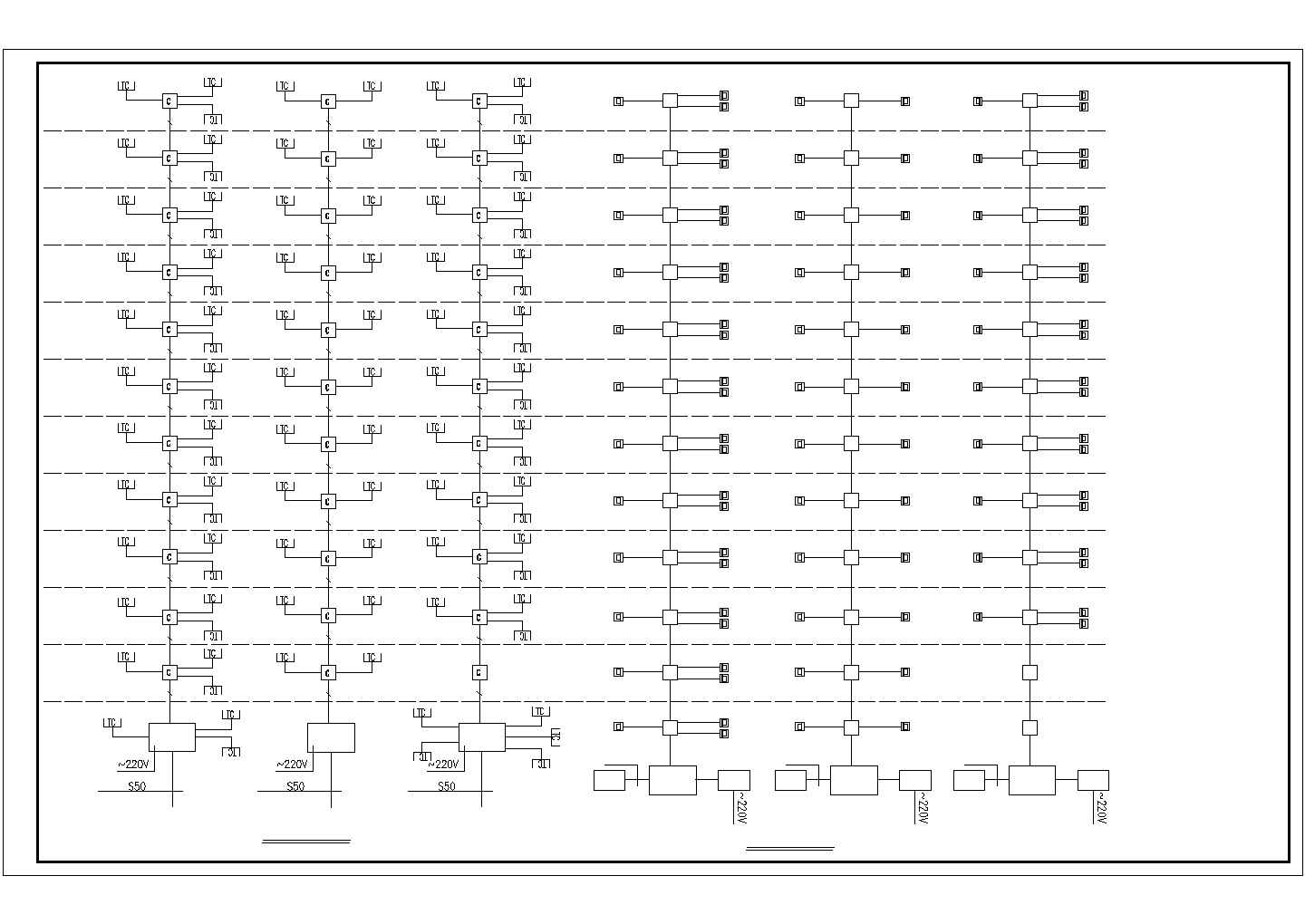12层住宅8项电气设计内容施工图（包括宽带网系统、可视对讲系统）