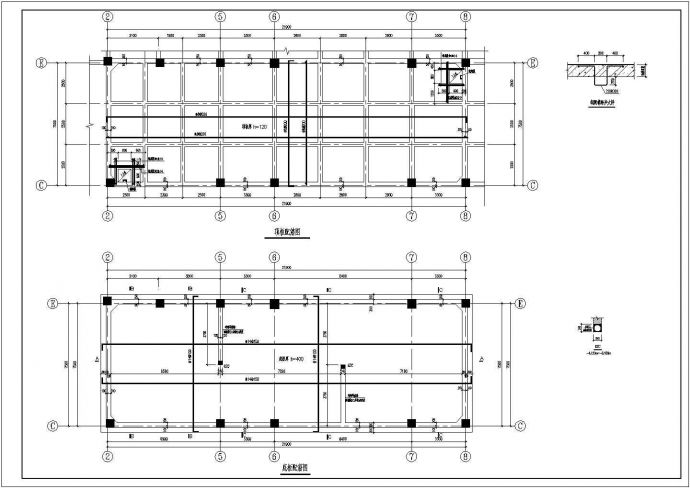 消防水池结构设计施工图（共3张图）_图1