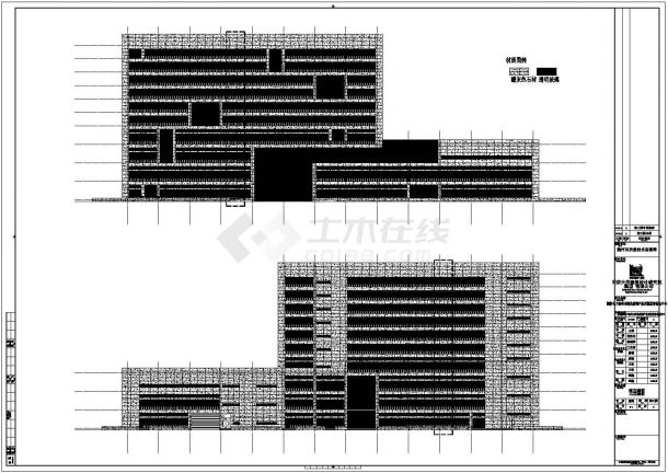 【滁州】质监局建筑、结构、水电暖施工图-图一