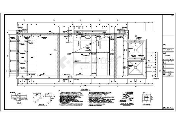某生化池结构设计施工图（共7张图）-图一