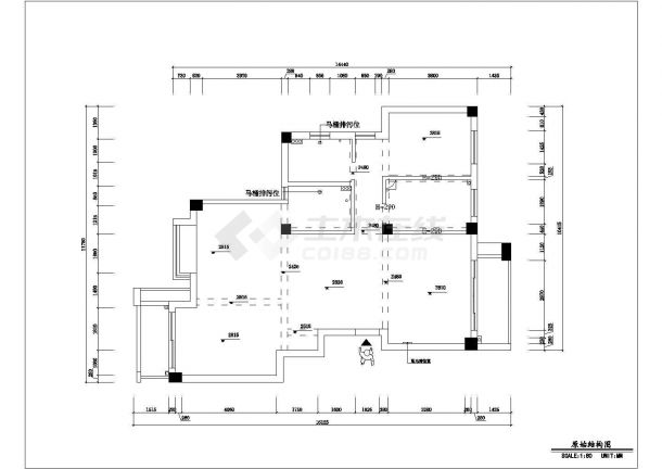 欧式住宅室内装修设计施工图（含效果图）-图一