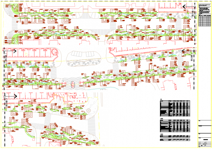 某地城市道路园林景观规划设计施工图_图1