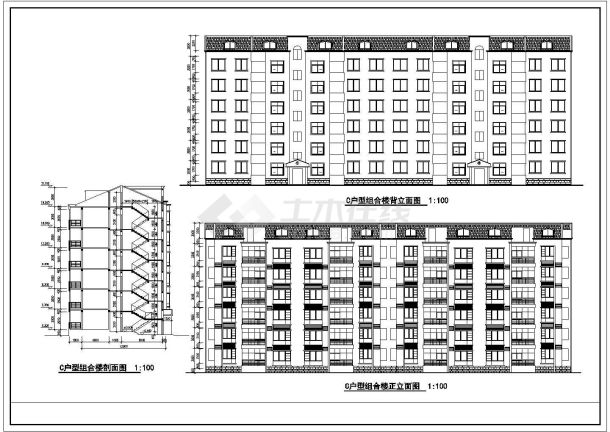【江苏】某6层住宅楼建筑设计施工图-图一