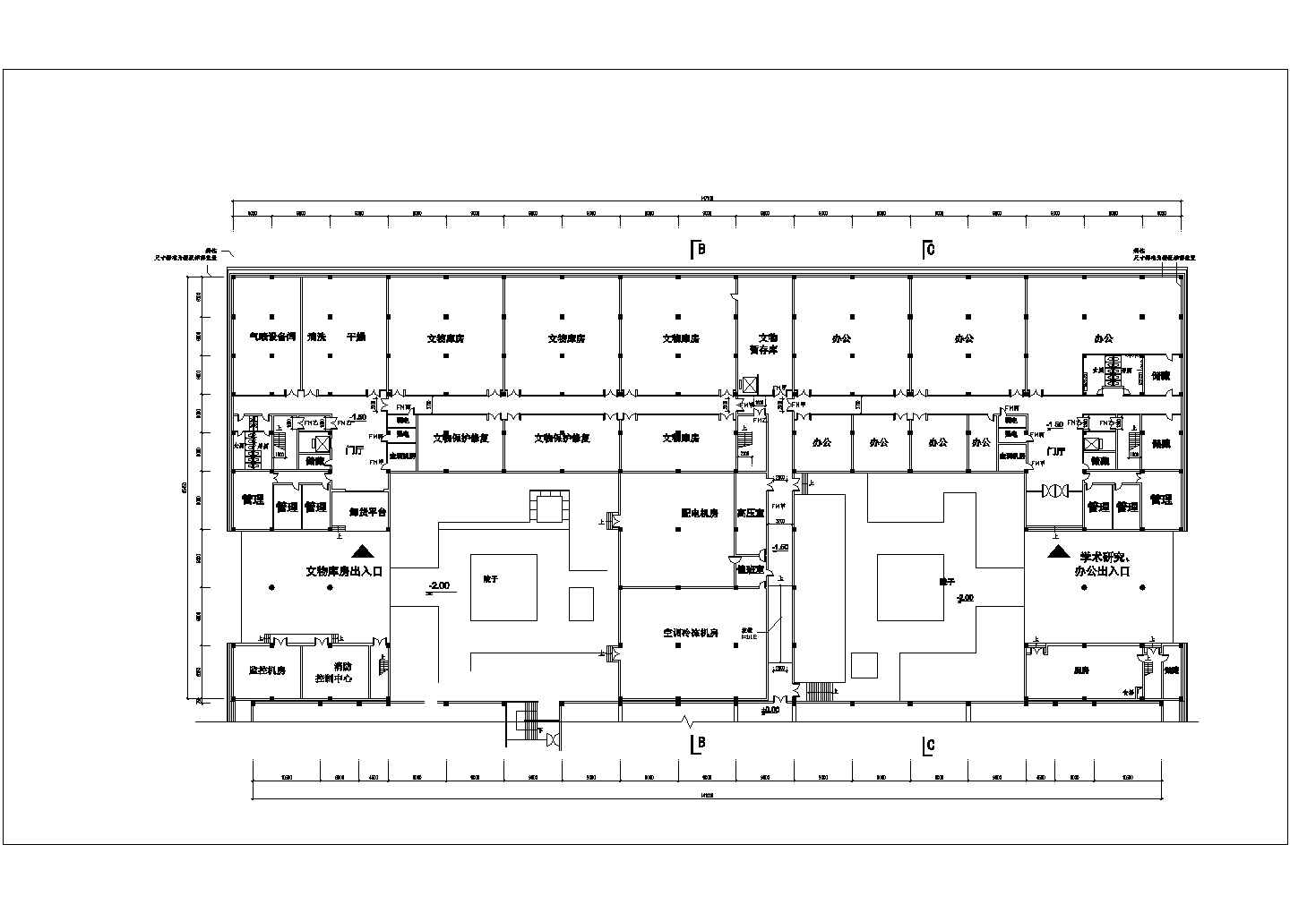 【洛阳】2层博物馆建筑设计施工图