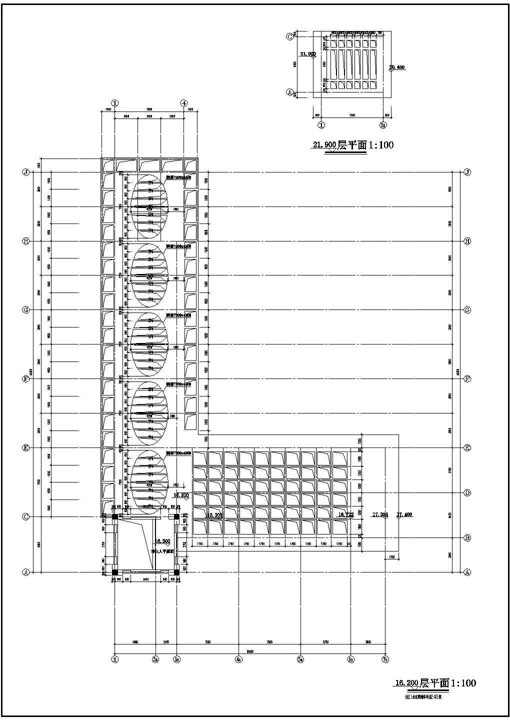 【舟山】某农贸市场建筑施工设计图纸