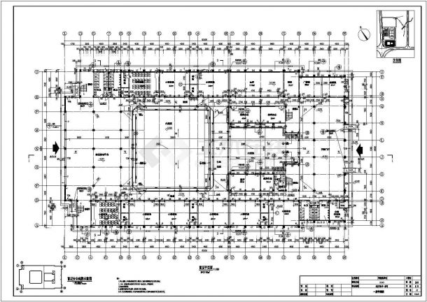 小学5层36班教学楼建筑设计施工图-图一
