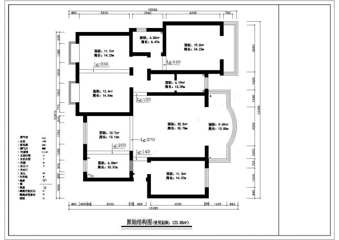 中式风格住宅室内设计施工图（附效果图）_图1