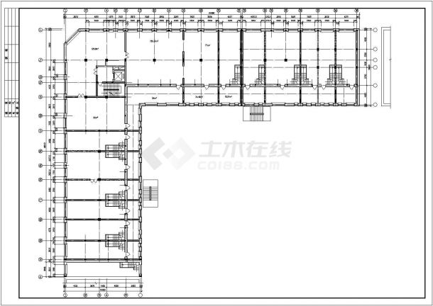 【扬州】某小区商住楼设计方案图纸-图一