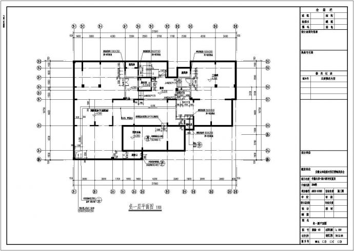 安徽某村十一层安置房全套建筑施工图（总建筑面积4219平方米））_图1
