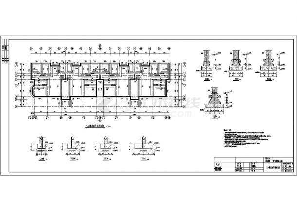 【四川】某六层小区5#6#楼结构设计施工图-图一