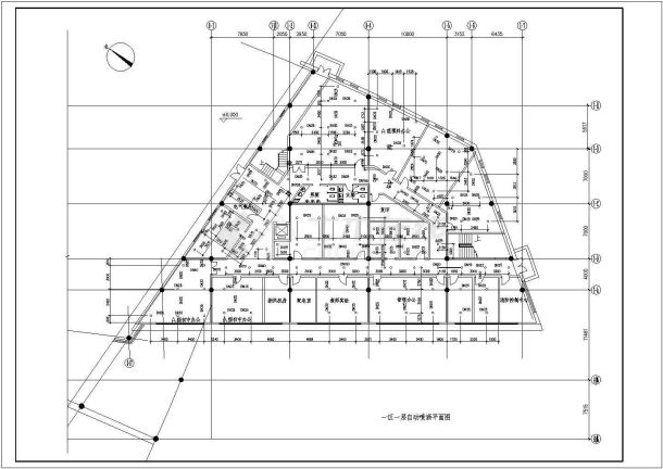 北大青鸟文化艺术中心建筑设计施工图-图二