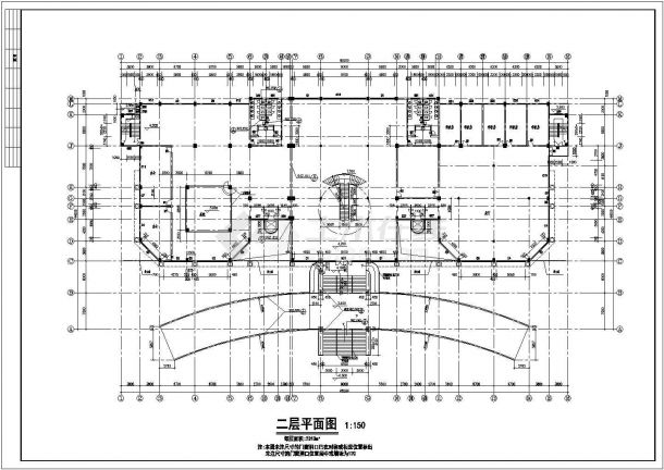 【广东】某楼盘售楼中心建筑设计施工图-图二