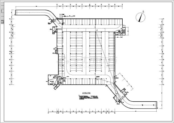 地下车库智能停车场电气设计施工图-图二