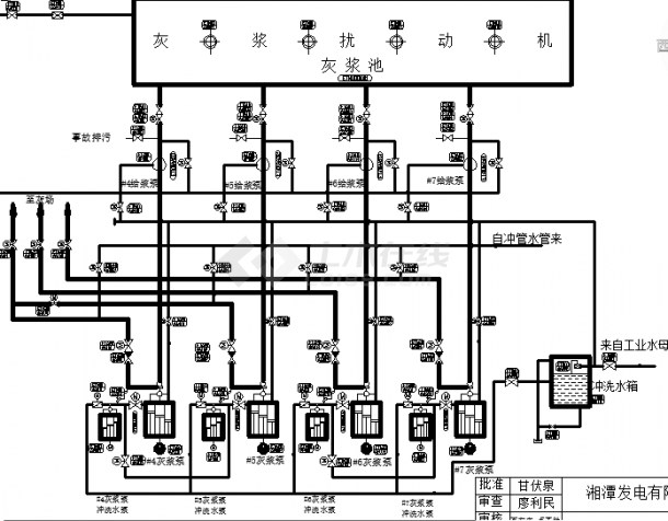 600wm火电站热机系统设计cad图纸-图一
