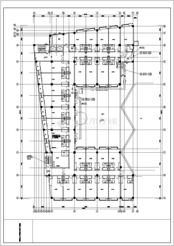 【上海】某大厦空调设计cad图纸，含设计说明-图一