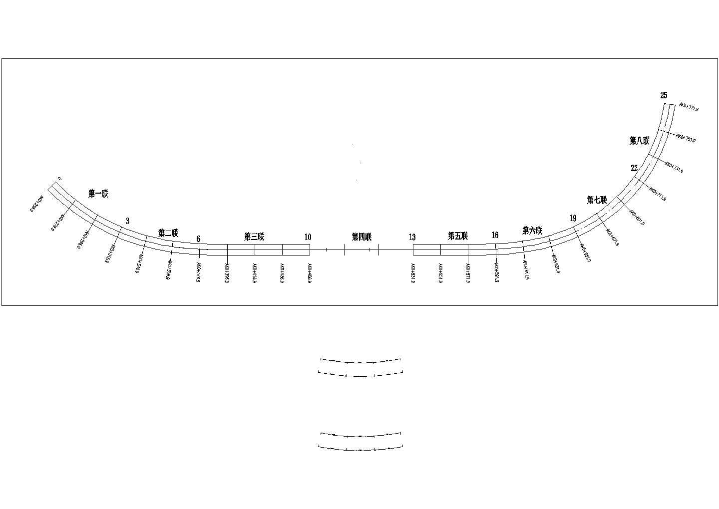 某公路大桥设计图纸（包括计算模型计算书）