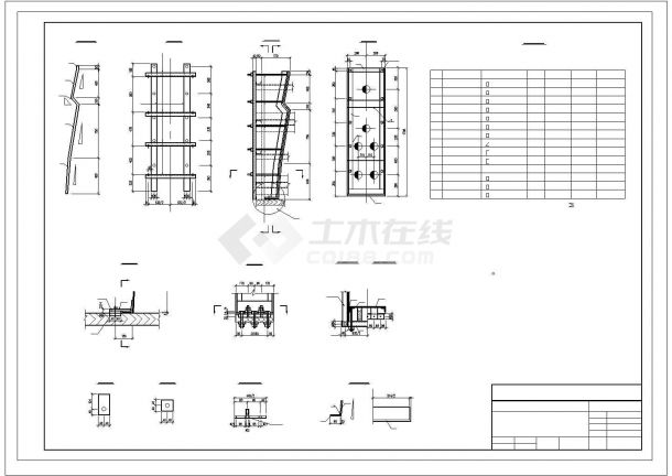[安徽]大桥T梁模板施工设计图纸（全套）-图二