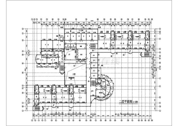 某幼儿园建筑剖面CAD参考图-图一