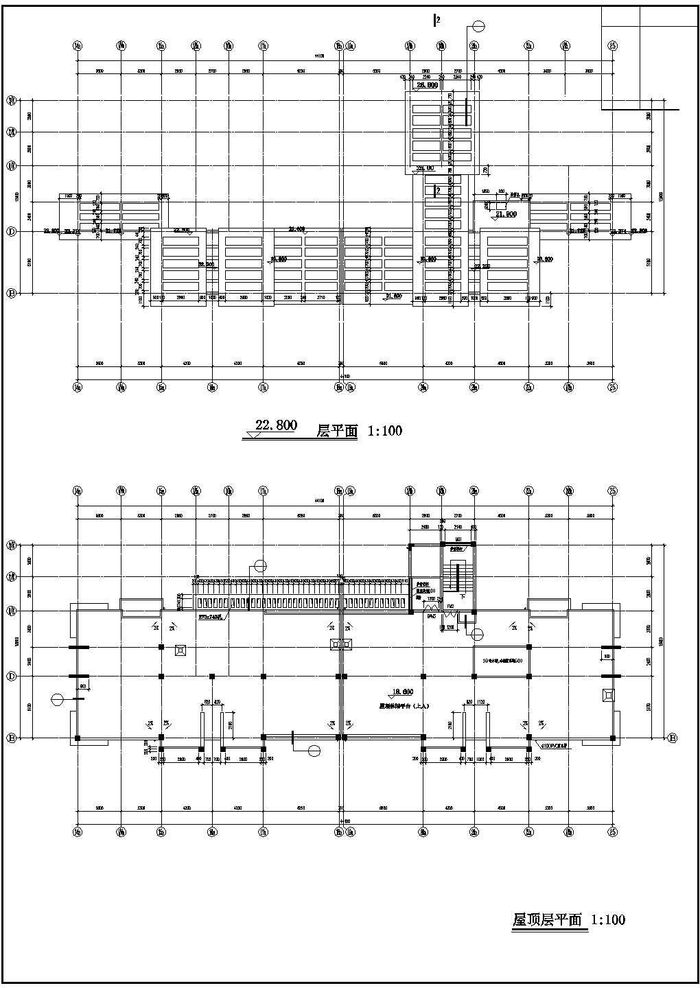 【临城】农贸市场建筑设计施工图纸