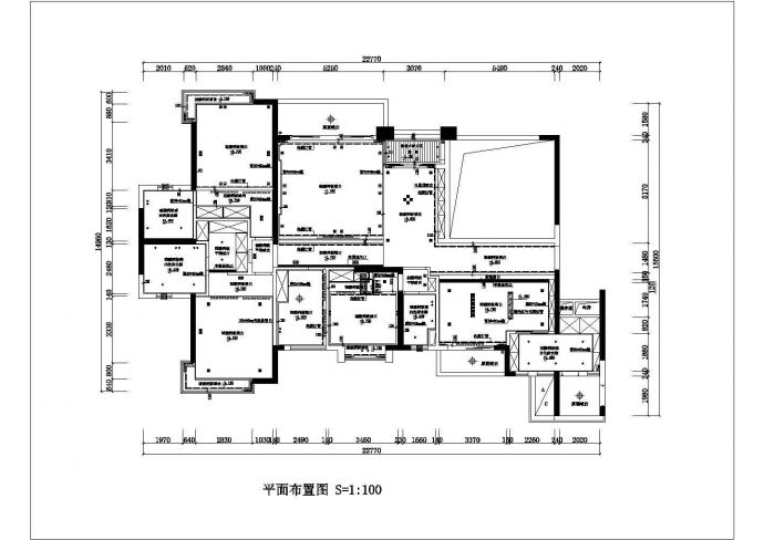 【广州】某别墅空调设计cad图纸，共5张_图1