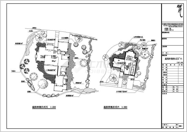 【杭州】天堂人家全套景观设计施工图-图一