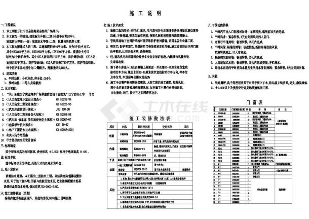 某地黄金海岸商住综合楼建筑施工图纸-图二