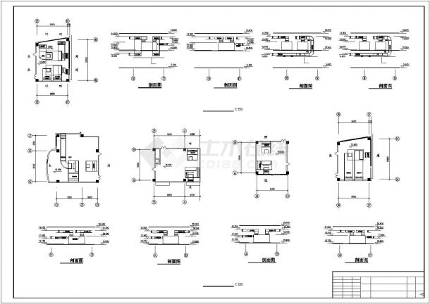 某建材商场空调CAD示意图-图一