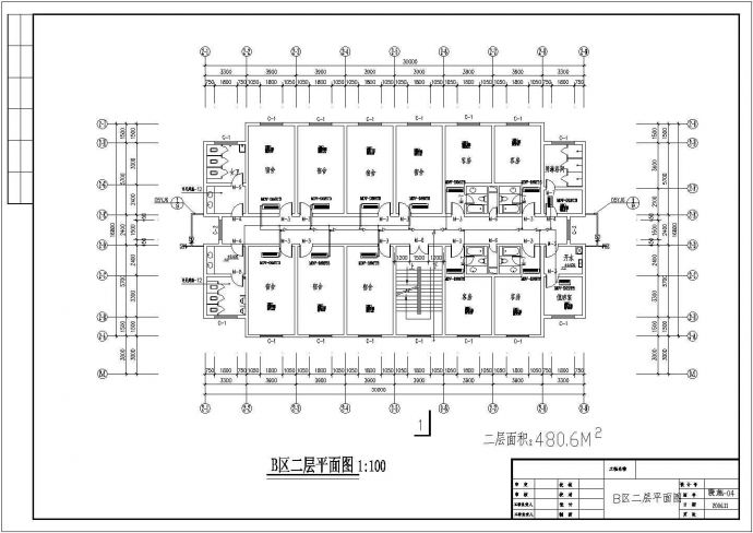 【河南】某综合办公楼空调设计cad图纸_图1