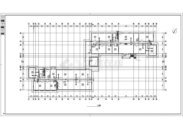 某三层办公楼VRV空调设计cad图纸-图一