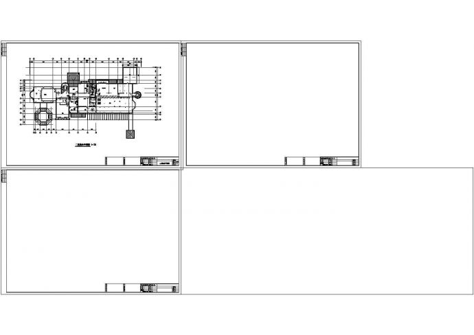 二层住宅地源热泵全套设计cad图纸，含设计说明_图1