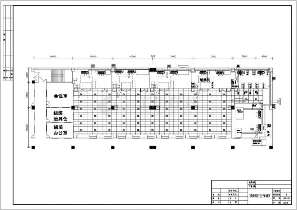 千级洁净室改造工程设计cad图纸，共6张-图二