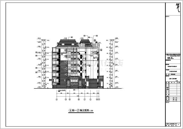 某小区西区16#楼给排水设计施工图-图二