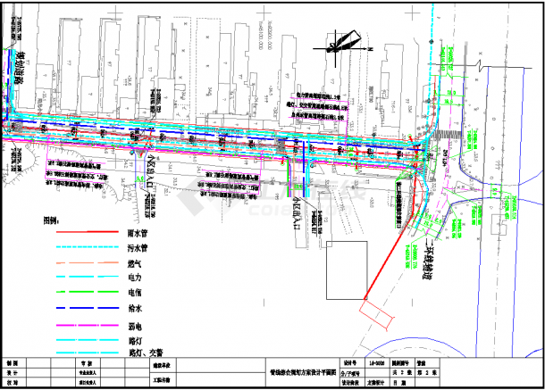 某地双向二车道管线综合工程设计施工图-图二