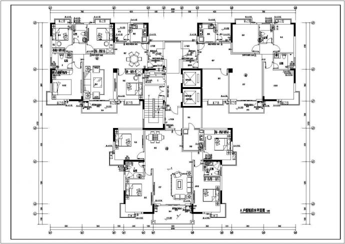 25层住宅楼给排水消防施工图（变频泵组）_图1