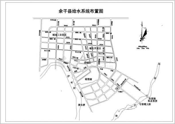 余干县某水厂初步设计成套图纸-图二