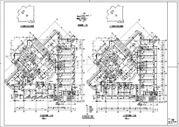 【海南】十四层医院建筑施工图（知名设计院）-图二