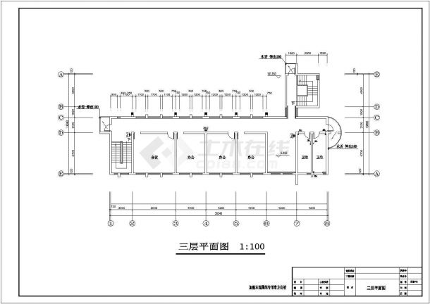 【浙江】一小型办公楼给排水设计施工图-图二