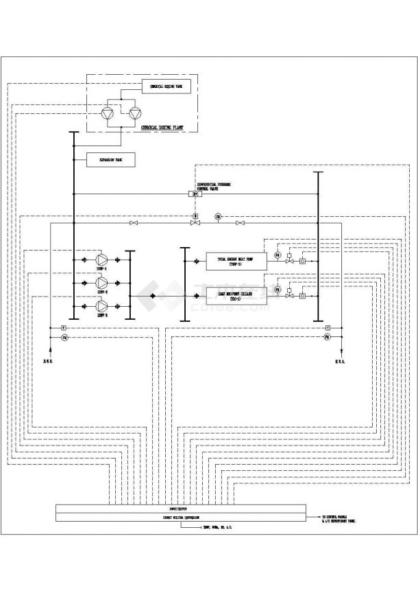 【香港】某建筑空调相关设计cad图纸-图二