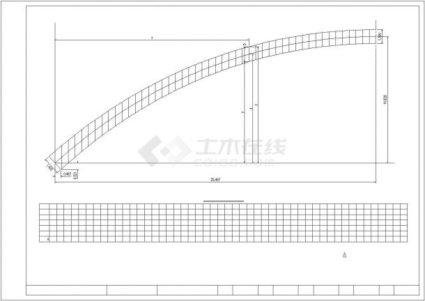 1-50m箱型变截面上承式拱桥设计套图-图一