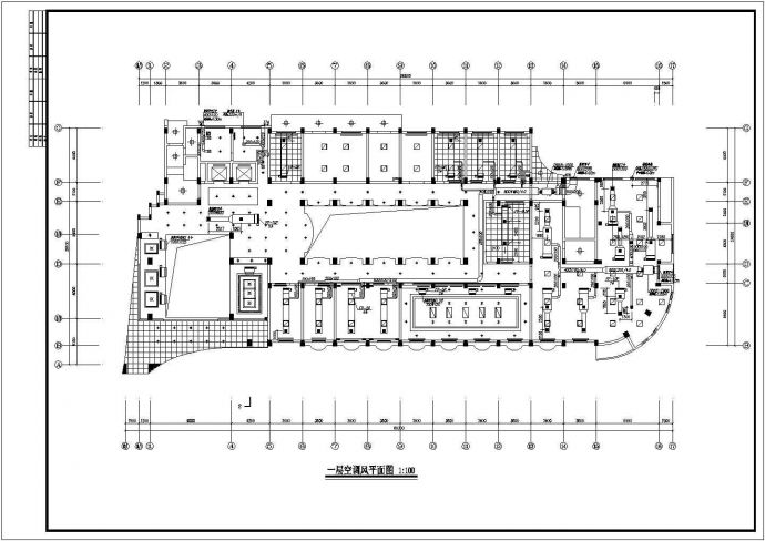 某7658㎡地上十二层办公楼空调图（含设计说明）_图1
